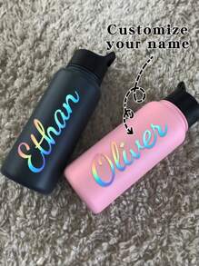 10pcs Custom Personalized Gold Name & Text Stickers, Provide Various Fonts & Rainbow Gold Effect, Available In S/M/L Sizes, Up To 10 Letters, Showcase Your Cool Personalized, Suitable For School, Water Bottles, Notebooks, Laptops, Study Supplies, Office, Great Gift For Yourself, Son, Daughter, Friends, Couples, Back To School For Teens,Multi-Functional,Ornamental,Letter,Stylish,Modern,Colorful,Cute,Adorable,Casual,Custom,Personalised,Unique,Customized,Ideal Gifts For Him,Ideal Gifts For Her