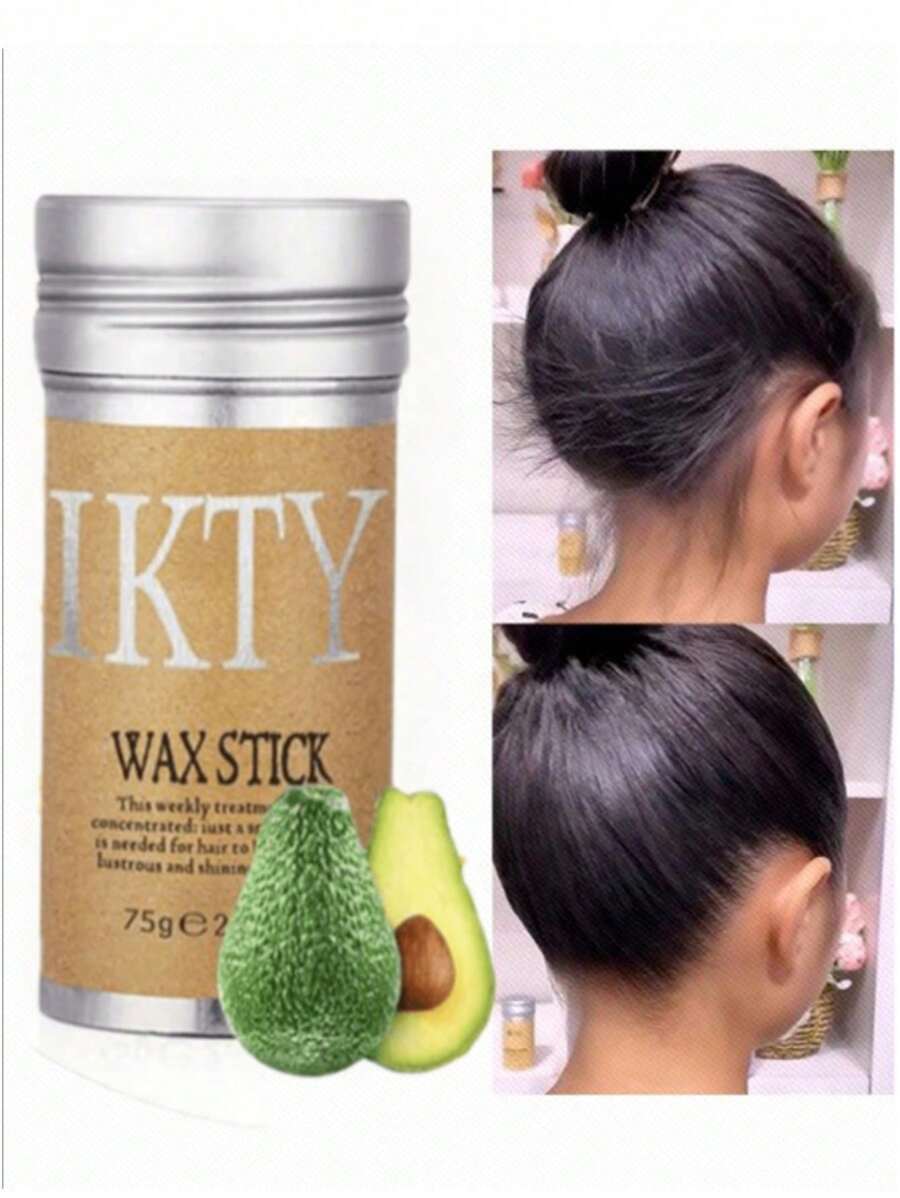 IKTY IKTY 发蜡棒 - 适用于假发和自然头发，后梳顺滑，抚平散落的头发，控制边缘，防毛躁，持久定型，易于涂抹，不油腻 - 75g single bottle - 查看 1