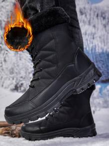 Nowe zimowe buty turystyczne termiczne dla mężczyzn, buty sportowe na świeżym powietrzu, buty trekkingowe do wspinaczki, buty outdoorowe unisex