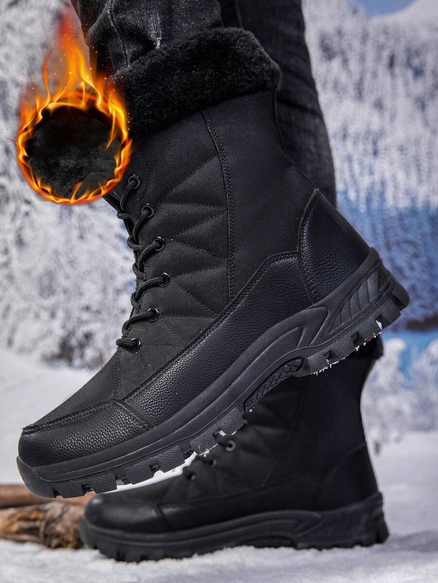 Nowe zimowe buty turystyczne termiczne dla mężczyzn, buty sportowe na świeżym powietrzu, buty trekkingowe do wspinaczki, buty outdoorowe unisex