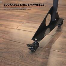 Portable Monitor Stand | Single Monitor Stand For VESA Mounting | Supports Max 42" Monitor | Lockable Caster Wheels For Easy Mobility | Convenient Monitor Positioning - 1 - View 4