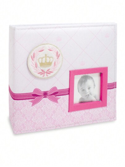ICAL Álbum de Fotografia Bebê Tecido 200 Fotos 10x15