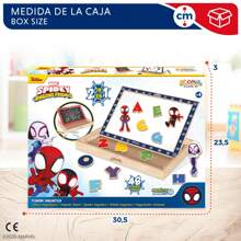 Woomax Spidey et sa super équipe, tableau noir pour enfants 2 en 1