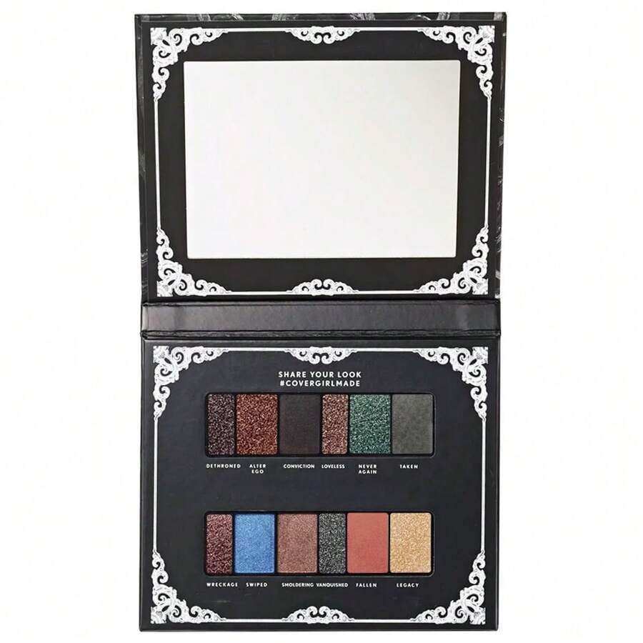 Cover Girl 12-Pan Eye Shadow Palette - Overthrown - Multicolor - View 1
