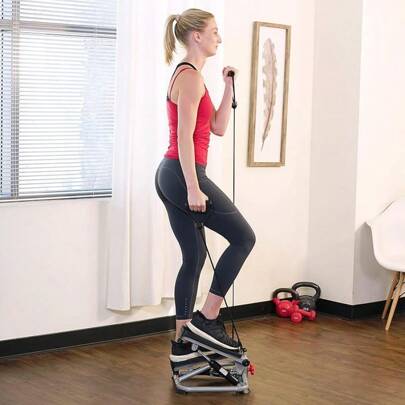 Multifunctional Stepper, Hydraulic Stepper, Home Fitness Stepper, Low-Impact Stair-Style Stepping Device, Capable Of Full-Body Workouts, Optional With Resistance Bands Or Handlebars, Supporting Up/Down Stepping Or Twisting Movements, Waist-Twisting Stepper, Silent Stepper, Stepper Exerciser