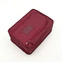 Bolsas de zapatos portátiles de viaje multifunción impermeable plegable de almacenamiento de alta capacidad organizador de bolsas de zapatos - Azul oscuro G796C - Ver 3
