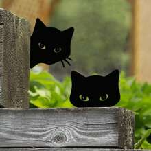 Estatuas y estacas de decoración de jardín metálicas con motivos de gato, perro, gatito, pollo aptas para exterior, resistentes al agua y al óxido, para decoración de jardín y césped, ideales como decoraciones para Día del Padre, Día de la Madre, San Valentín, Navidad, bodas, aniversarios, graduaciones y regalos de inauguración de casa.