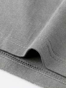 Diseño creativo de verano. Nueva llegada. Camiseta Astronaut para hombre. Con gráficos tipográficos, esta camiseta de manga corta a la última moda ofrece un estilo versátil para múltiples ocasiones - Gris - Ver 5