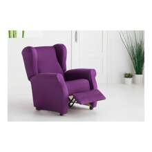 Ecommerc3 Relax Chair Cover Complete Protection And Easy To Put On - Complete Relax Chair Cover Non-Slip And Super Adjustable - Realx Chair Cover Comfortable And Extra Soft Fabric 100% Made In Spain - 灰色 - 查看 2
