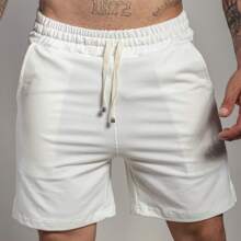 Bermuda Moletom Esporte Com Bolso E Cordão Short   Conforto Garantido