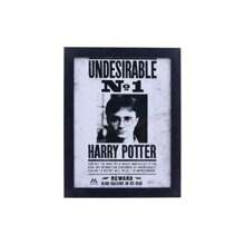 Harry Potter "Undesirable No 1" Framed Print, 30 X 40 Cm - Black and White - View 1