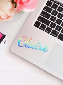 10pcs Custom Personalized Gold Name & Text Stickers, Provide Various Fonts & Rainbow Gold Effect, Available In S/M/L Sizes, Up To 10 Letters, Showcase Your Cool Personalized, Suitable For School, Water Bottles, Notebooks, Laptops, Study Supplies, Office, Great Gift For Yourself, Son, Daughter, Friends, Couples, Back To School For Teens,Multi-Functional,Ornamental,Letter,Stylish,Modern,Colorful,Cute,Adorable,Casual,Custom,Personalised,Unique,Customized,Ideal Gifts For Him,Ideal Gifts For Her