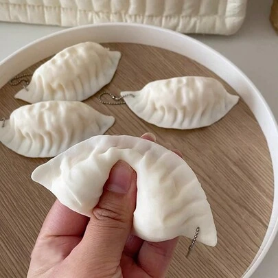 POKOJA LAND 1 Đồ chơi bóp hình bánh bao dễ thương sáng tạo, đồ chơi giảm căng thẳng, quà tặng cho học sinh, đồ trang trí treo tường