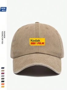 Vintage 90s Film Logo Baseball Cap, Plain Design, Multi-Color Options, Adjustable Size, Retro Truck Driver Hat, Outdoor Sun Protection Hat, Suitable For Casual, Entertainment, Hiking, Photography, Birthday, Holiday Gift