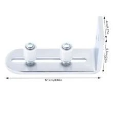 YUNRUX Floor Guide Roller, Sliding Door Roller, Door Guide, Sliding Door Fitting, Stainless Steel Sliding Door System, Bottom Sliding Door Hardware Tool, Wall-Mounted Floor Guide Roller - A - View 2