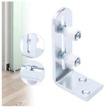 YUNRUX Floor Guide Roller, Sliding Door Roller, Door Guide, Sliding Door Fitting, Stainless Steel Sliding Door System, Bottom Sliding Door Hardware Tool, Wall-Mounted Floor Guide Roller - A - View 10