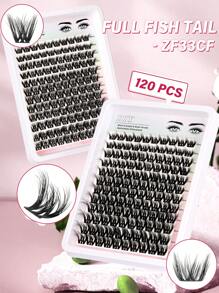 120 piezas (Longitud mixta de 10-16 mm) Cúmulos de pestañas individuales, pestañas en cúmulo con volumen rizado D, pestañas en cúmulo de apariencia natural y extra gruesas, pestañas en cúmulo suaves y delicadas, conjunto de extensiones de pestañas postizas segmentadas ultra ligeras y reutilizables para uso personal en el hogar o en movimiento para uso diario, bodas, citas, fiestas, festivales de música - D - Ver 12