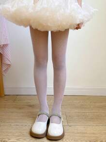 Girls Pantyhose Summer Thin Baby Mesh Leggings White Lolita Children's Pantyhose Socks Tights