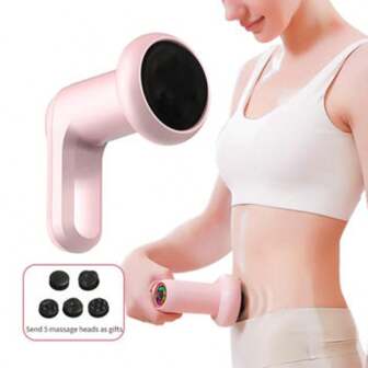 推脂机家用按摩棒手持便携按摩器颈腰肩部揉捏美容按摩器健身房配件