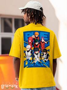 FLUXOGEEK Camiseta Camisa Blue Lock Time Meguru Yoichi Hyoma Anime Ref 1518 FLUXOGEEK