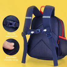 Disney 迪士尼蜘蛛侠背包，轻便可爱幼儿背包，适合 2-6 岁男孩 - 藏蓝色 - 查看 4