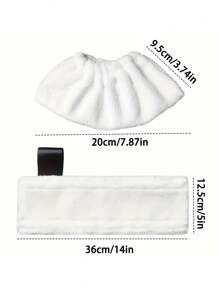 1/2/4/6pcs Replacement Pad Set Compatible With Karcher SC1, SC2, SC3, SC4, SC5, CTK10 Hand Scrubbers And Mops