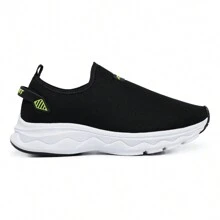 Men's Orthopedic Walking Gym Running Shoes + Watch - 黑色 - 查看 5