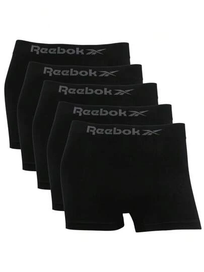 Reebok Kit 5 Cueca Boxer Masculino Original Adulto Masculina Premium