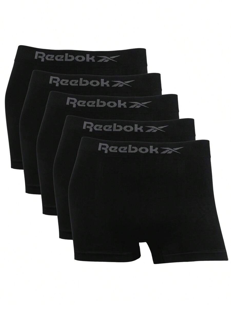 Reebok Kit 5 Original Adult Men's Premium Boxer Briefs - 黑色 - 查看 1