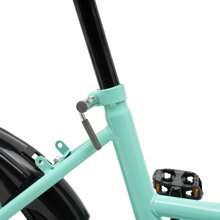 kangten 16 Inch Bike Adjustable Multifunctional Bicycle W/ Removable Stabilisers, Cycling Bike With Training Wheels, Green, Gift - Green - View 9