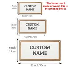 1 szt. Bez smyczy, prosta drewniana rama, papier, tablica do pisania, styl niestandardowej nazwy, tabliczka ścienna, dekoracja artystyczna do domu, dekoracja pokoju, dekoracja na Halloween