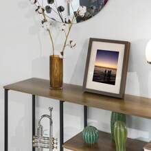 SoBuy FSB35-PF, Console Table Hall Table Side Table End Table Living Room Sofa Table With 3 Shelves, W120 X D30 X H80cm