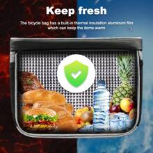 PHMAX Bicycle Front Basket With Bicycle Phone Holder, Fits Phones Up To 7 Inches, Bicycle Cooler Box Cycling Accessories For Road Bikes And Mountain Bikes