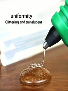 20 piezas de barras de pegamento transparente ultra claro, adhesivo suave y transparente, inodoro, resistente, compatible con la mayoría de las pistolas de pegamento, para manualidades DIY, carpintería, plástico, accesorios de herramientas, herramientas de manualidades navideñas, artesanías hechas a mano, colores y estilos aleatorios