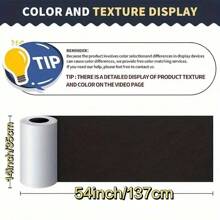 Self-Adhesive Leather Repair Patches - Waterproof PU Fabric Stickers, 14 X 54 Inch DIY Synthetic Leather Patches For Sofa, Cabinet, Dining Chairs, Wall Decor And Motorcycle Seats - Repair Kit For Home And Office