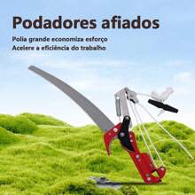 Saw High Branch Pruner 2-In-1 Scissors Saw And Pruner - Rojo - Ver 1