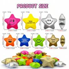 12/24 szt. upominków na przyjęcie wypełnionych gwiazdkami, zabawki squishy, duże wolno rosnące zabawki squishy, miękkie zabawki squishy kawaii animal na urodziny, wypełniacze do torebek upominkowych, wypełniacze pinaty, nagrody klasowe, nagrody karnawałowe (losowe)