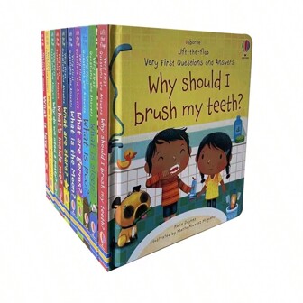 Lachilly Usborne Lift-The-Flap Very First Questions And Answers Science Popularization Cognitive Book Picture Book (Lift The Flap Very First Q & A)