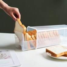 13*6*4.5 Inch Bread And Toast Storage Box, Fresh-Keeping Box, Suitable For Bread And Toast Storage, Sealed Cans