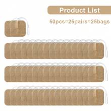 10/20/50/100pcs Non-Woven Pin-Type With Tail Patch Electrode Patch Electrode Pads For Tens Digital Massage Device