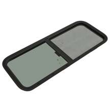 YUNRUX Caravan Motorhome Caravan Hinged Window Caravan Window 1000x450mm Motorhome Window Caravan Side Window Tinted Hinged Window RV Camper Window - 黑色 - 查看 8