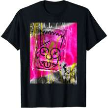 The Simpsons Bart Simpson El Barto Graffiti T-Shirt - Black - View 1