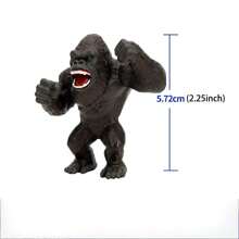 Burago Monster vs. Kong 2 Legierung Spielzeugskulpturen König Kong Narbenköning Schneedämon Figur perfektes Weihnachts- und Geburtstagsgeschenk für Sammler Dekoration für den Schreibtisch