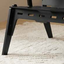 SoBuy HFST02-BR, Armchair Leisure Relax Chair Living Room Chair In Mortise And Tenon Structure, Brown - Black - View 9