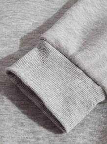 Felpa oversize unisex con stampa casual di un cucciolo astratto, con spalle basse, in morbido pile caldo adatto per climi freddi, top basic in cotone da donna, per primavera/estate