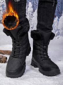 Nowe zimowe buty turystyczne termiczne dla mężczyzn, buty sportowe na świeżym powietrzu, buty trekkingowe do wspinaczki, buty outdoorowe unisex