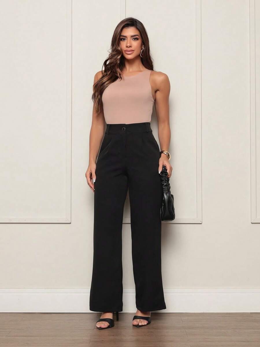 WOMEN'S PANTS SIZE S, M, L, XL - màu đen - Xem 1