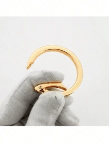 钱包带 O 形环 1/1.25/1.5 英寸弹簧环 适用于手提包和钥匙（浅金色） 适合女士圣诞节礼物 感恩节礼物