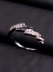 1 件时尚小众闪电戒指男士珠宝 - 閃電 - 查看 8