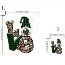 1pc/2pcs/3pcs St. Patrick's Day-Themed Vinyl Stickers - Waterproof, Iron-On, Suitable For T-Shirts, Jeans, Jackets, Backpacks, Clothes And Hats